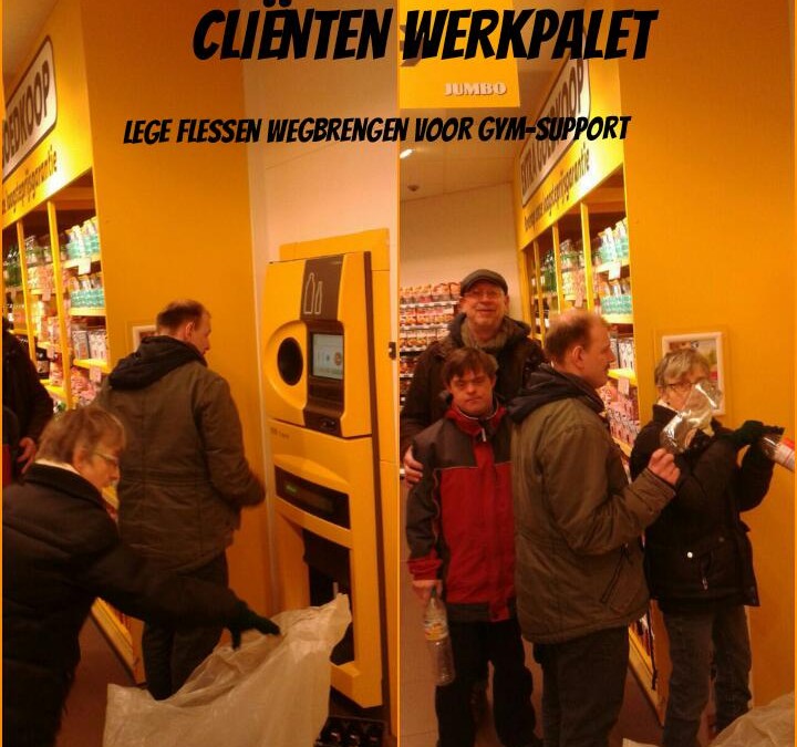 – Cliënten Werkpalet brengen lege flessen weg