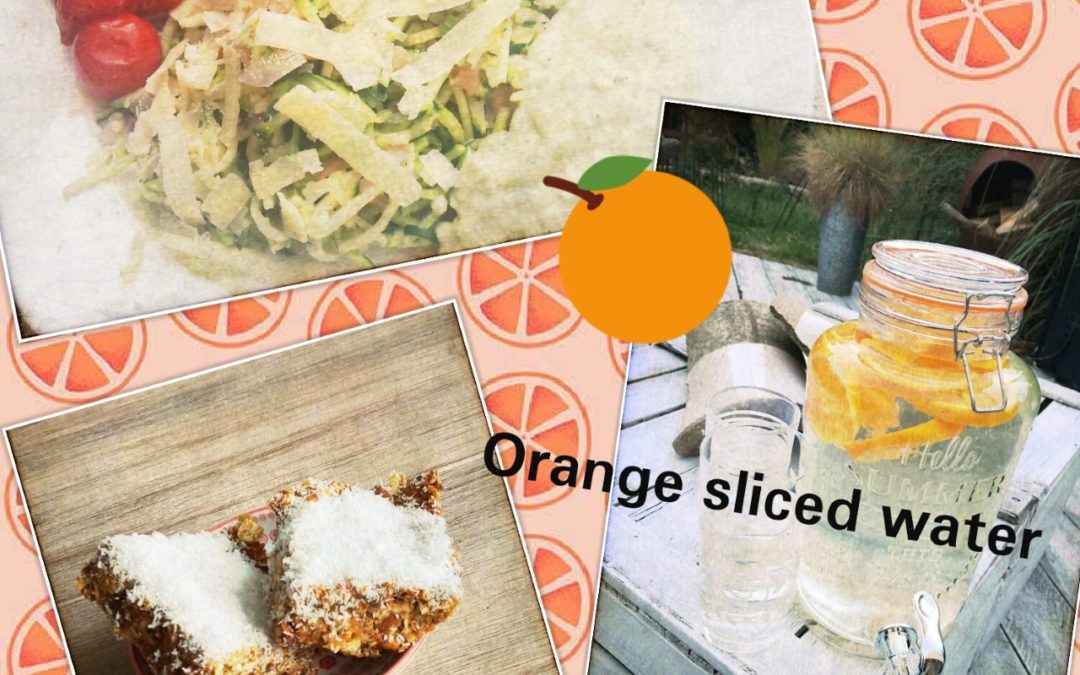 – Recept: Courgetti met zalm en avocado en Carrot and nuts bars