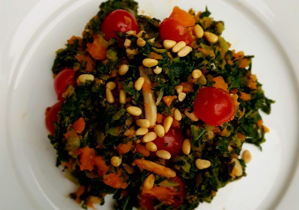 – Recept: Boerenkool roerbak stamppot met zoete aardappel