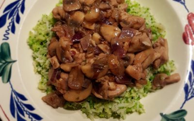 – Recept: Broccolirijst met zelfgemaakte kip ragout