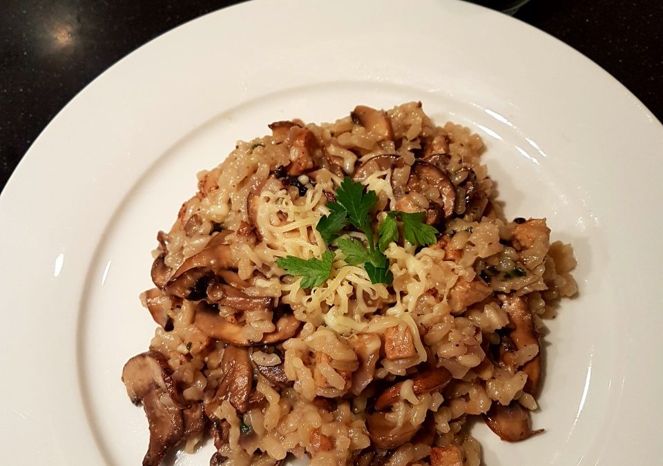– Recept: Paddenstoelen risotto uit de oven