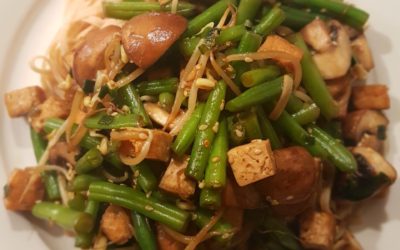 – Recept: Tofu met champignons en sperzieboontjes