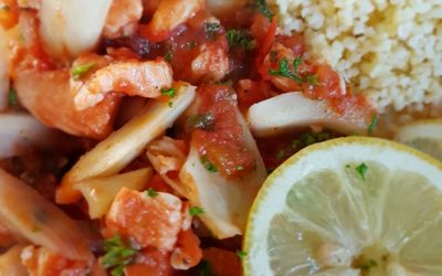 – Recept: Bulgur met gestoofde vis en venkel