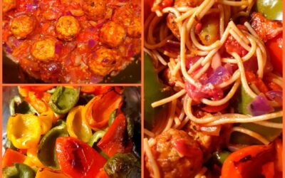 – Recept: Volkoren spaghetti met oven gegrilde paprika