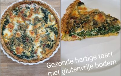 – Recept: Gezonde hartige taart met glutenvrije bodem