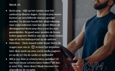 Overzicht week 26