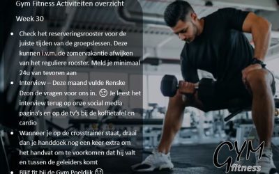 Overzicht week 30