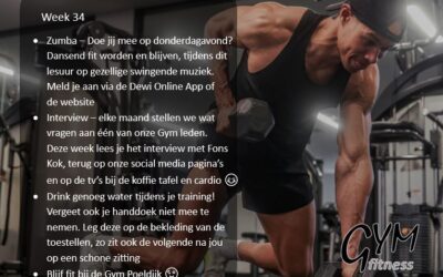 Overzicht week 34