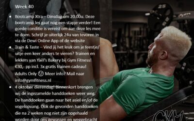 Overzicht week 40