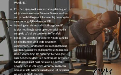Overzicht week 41