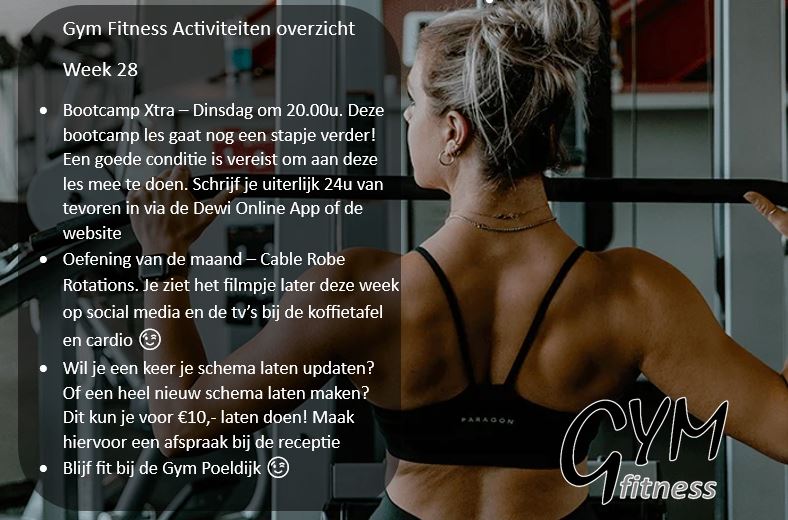 Overzicht week 28