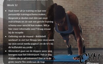Overzicht week 32