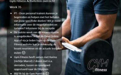 Overzicht week 35