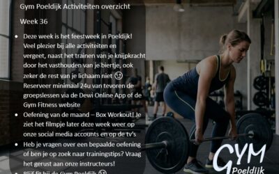 Overzicht week 36